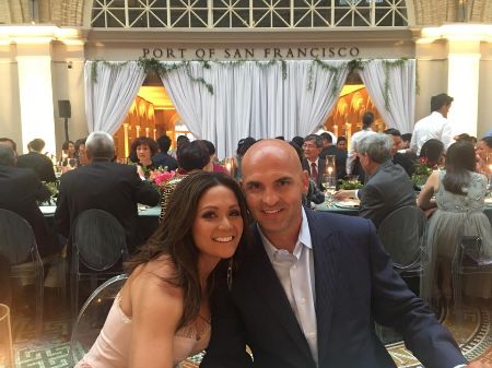 Mae Fesai and her husband, Sergei went to attend their mutual friend's wedding ceremony. Is Mae pregnant? How many children do they share?